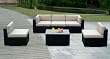 Genuine Ohana Outdoor Patio Wicker Furniture 6pc Deep Seating Couch Set