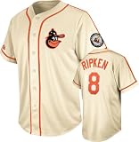 Baltimore Orioles Cal Ripken Majestic Throwback Traditional Jersey