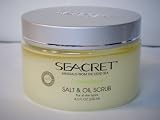 Seacret Dead Sea Salt  Oil Scrub Lemongrass Scent