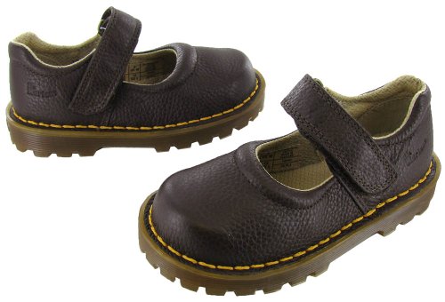 Dr. Martens Toddler/Little Kid 6485 Mary Jane,Bark Yogi,8 UK (US Toddler 10-10.5 M)