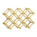 Premier Housewares 54 x 15 x 37 cm Rubberwood 10 Bottle Wine Rack Folding