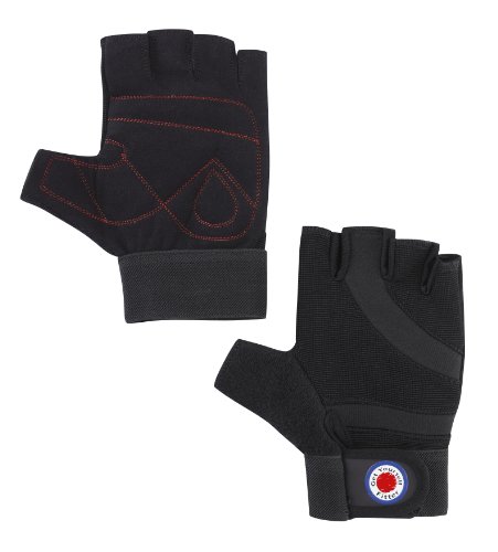 Mens Amara, Fitness, Cross Training, Rowing, Weight Lifting Gloves - Black