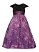 Rare Editions Girls 7-16 PURPLE EMBROIDERED SOUTACHE VELVET IRIDESCENT TAFFETA Special Occasion Wedding Flower Girl Easter Birthday Party Dress
