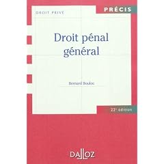 Droit p�nal g�n�ral