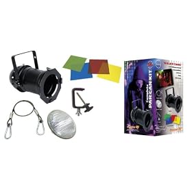 American DJ 56 Black combo Black Complete with 300W Lamp and Accessories by 