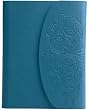 Metallic Diary Journal, Lined, Magnetic Flap Closure, Blue