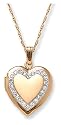 14k Gold Filled Heart Locket, 18"
