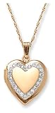 14k Gold Filled Heart Locket, 18