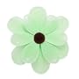 10" Medium Green Sequined Daisy Flower Decorations - daisies flowers hanging nylon nursery bedroom girls room ceiling wall decor, wedding birthday party baby bridal shower