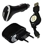 Chargeur Retractable 3en1 Auto Secteur Usb Pour LG&hellip 