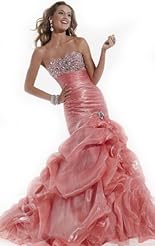 Chiffon/Taffeta/Tulle Applique Crystal Beaded Crystals Lace  Dress
