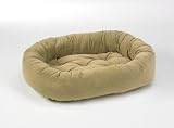 Bowser Donut Bed- Khaki Microvelvet-Extra Extra Large
