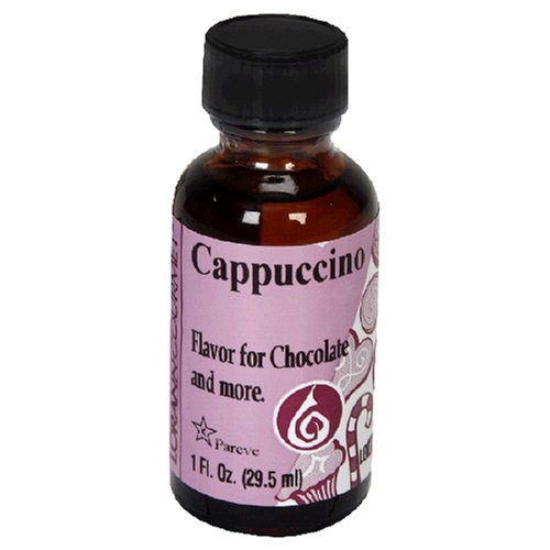 LorAnn Oil-Soluble Flavors for Chocolate, Cappuccino Oil, 1-Ounce Bottles (Pack of 4) by LorAnn Oils