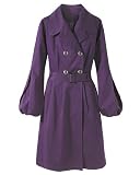 Sateen trench coat