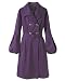Sateen trench coat