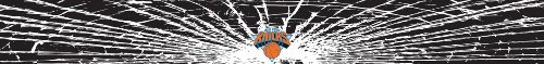 New York Knicks Shattered Auto Visor Decal