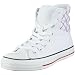 Converse CT Padded Collar Hi wht/denim 113177, Unisex - Erwachsene Sneaker, Weiss (white/denim), EU 43 (US 9.5)