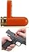 Ultimate Arms Gear Long Tab .45 Caliber Pistol Handgun Rifle Empty Chamber Ejectable Long Safety Flag Load Indicator Device Polymer & Brass Bottom Orange Dummy Ammunition Ammo Shell Round with Lanyard String Loop Hole to Attach