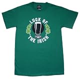 GUINNESS LUCK OF THE IRISH Licensed Green Tee