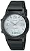 Casio Men's Core AW49HE-7AV Black Resin Quartz Watch with Silver Dial