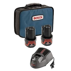 Click here to buy Bosch BAT411-2-C-Bag (2) 10.8V 1.3 Ah Litheon Lithium-Ion Batteries w BC430 30-Minute Battery... by Bosch.