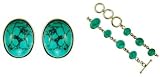 Silver Oval and Round Turquoises Collection