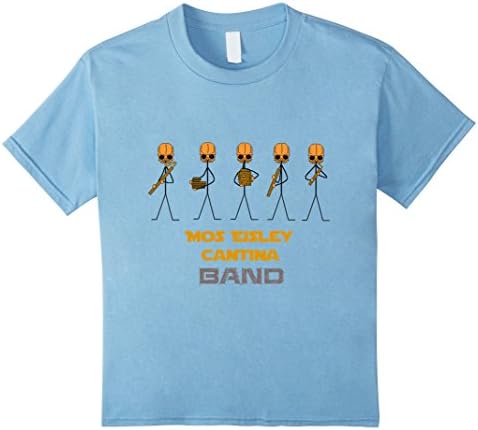 Kids Mos Eisley Cantina Band T-shirt 8 Baby Blue