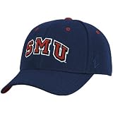 Zephyr SMU Mustangs Navy Blue Team Logo Z-Fit Hat