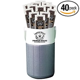 Buffalo Bills Venison Jerky Beverage Gift Jug (filled with 40 individually wrapped 7... by Buffalo Bills Premium Snacks