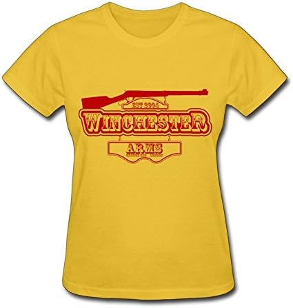 TAMIA Winchester Women's Tees 100% Cotton Yellow L