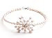 Oi! Ladies N5193  Pink Fresh Water Pearl Flower Choker