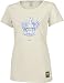 Toronto Maple Leafs -Putty- Junior's Distressed Vintage Logo Garment Washed Baby Doll Tee - Large