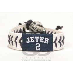 Gamewear Jeter Gamewear MLB Leather Wrist Bands