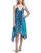 Raviya Women's Halter Dress Beach Cover-Up,Turquoise,Medium