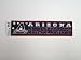 ARIZONA DIAMONDBACKS BUMPER STRIP