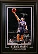Steve Nash Signed 16X20 Etched Mat - Lay-Up-V