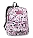 JanSport Superbreak Backpack in White/Pink World of Hearts T501