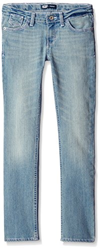 Levi's Big Girls 711 Taryn Thick Stitch Skinny Jean, Deserted Indigo, 10