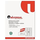 Laser Printer Permanent Labels Recycled 2-5/8