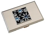 Credit Card Case Gem Design - Garden Black