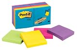 Post-it Notes, Original Pad, 3 Inches x 3 Inches, Assorted Ultra Colors, Value Pack, 14 Pads per Pack