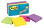 Post-it Notes, Original Pad, 3 Inches x 3 Inches, Assorted Ultra Colors, Value Pack, 14 Pads per Pack (654-14AU)