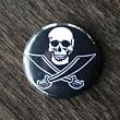 Pirate Jack Rackam Button