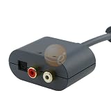 AUDIO R/L RCA Adapter CABLE Gaming Cables For Xbox 360