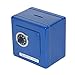 Children's Metal Coin Safe Bank (Blue)