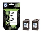 HP 338 CARTOUCHE D'IMPRESSION 2 X NOIR
