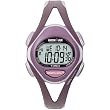 Timex Women's Ironman T5K007 Purple Resin Quartz Watch with Grey Dial