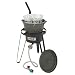 Bayou Classic B159, Outdoor Fish Cooker with Cast Iron Fry Pot