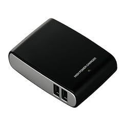 iBUFFALO USB充電器2A対応【iPhone4S動作確認済】iPad/iPhone急速充電対応4ポート ブラック BSIPA09BK
