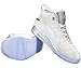 Jordan Mens Dub Zero Laser White-Metallic Silver 705413-100